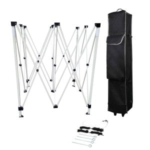 10' x 10' Commercial Grade Canopy Tent w/ 6ft Table Cover (Dye Sublimation)