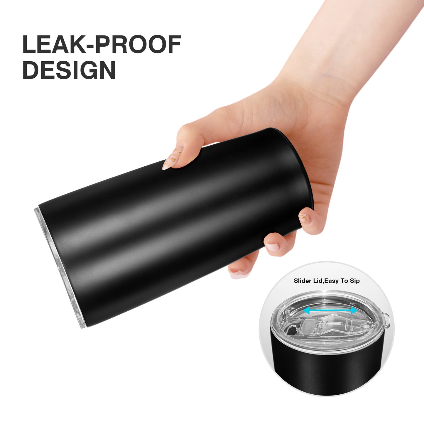 20 Oz Stainless Steel Vacuum Insulated Ringneck Tumbler With Lid