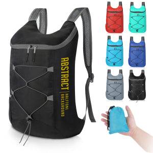 Ultra Lightweight Foldable Backpack With Drawstring Pouch