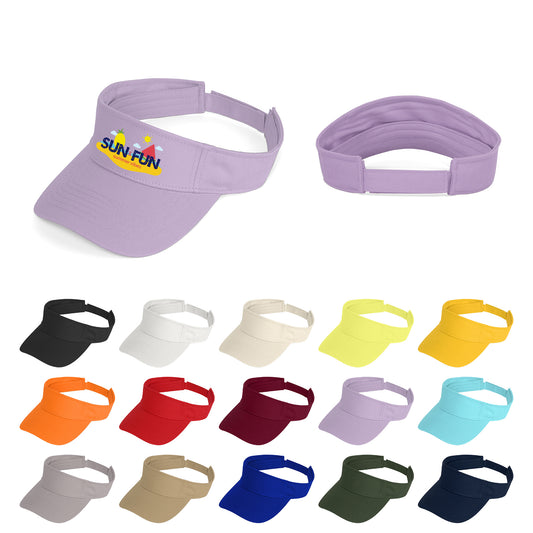 Cotton Visor with Full Color Print