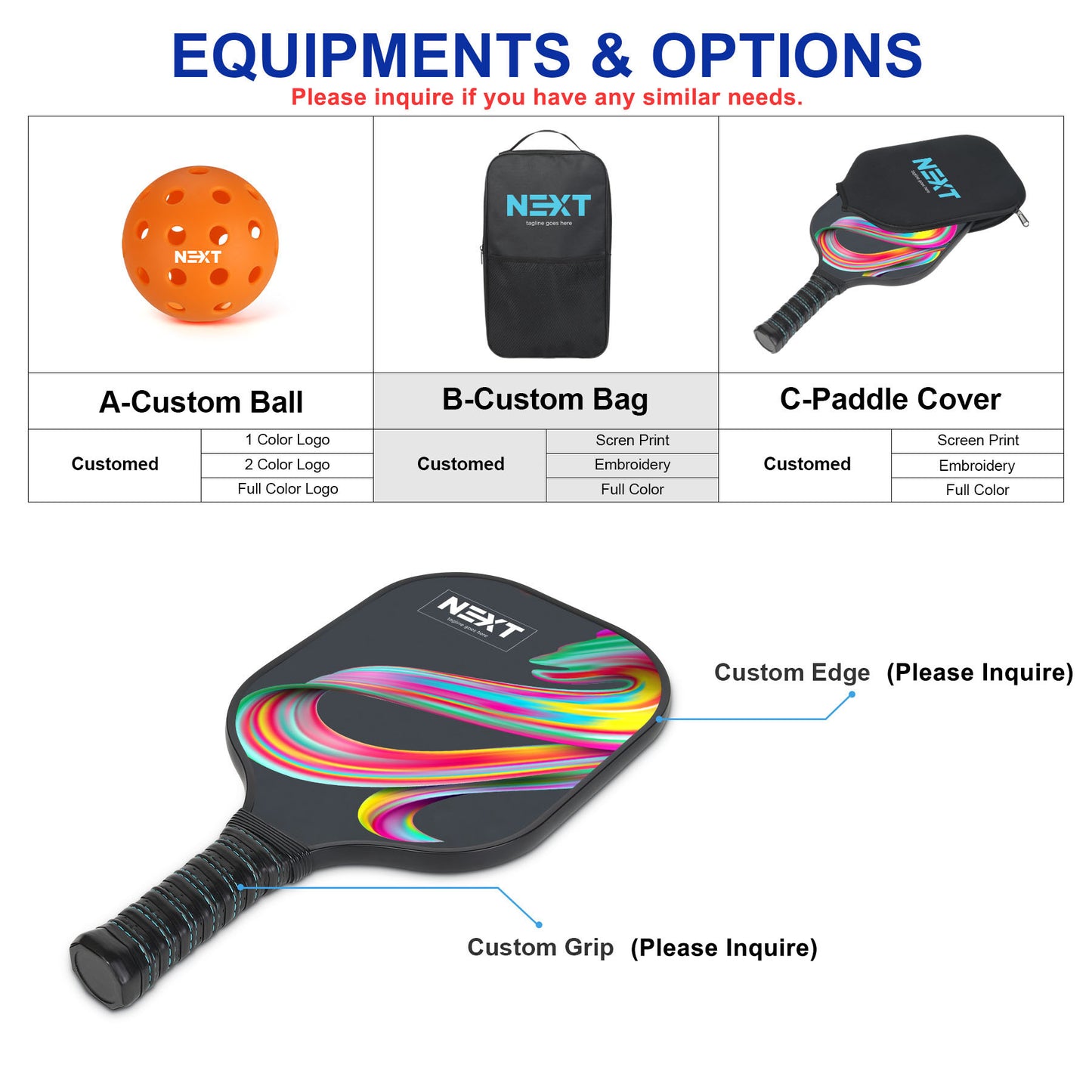 Custom Fiberglass Pickleball Paddle