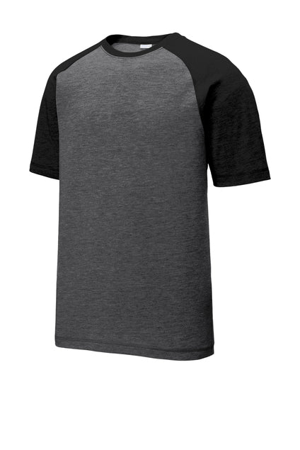 Sport-Tek® PosiCharge® Tri-Blend Wicking Raglan Tee Biltwood